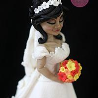 Sculpted Blushing Bride & Chocolate Ganache