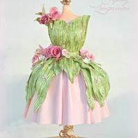 Fairy dress cake