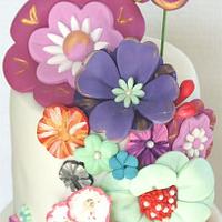 Sweet 16 Japanese doll and fantasy floral theme