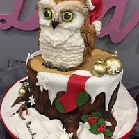 Christmas owl