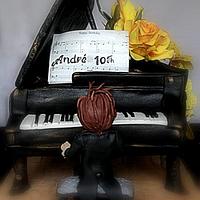 The piano cake