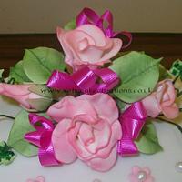 80th Rose and Ivy cake.