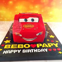 Disney Pixar Lightning McQueen 3D Cake 😍🚘