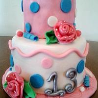 Mini tiered cake
