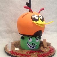 Bubbles - Angry birds cake 