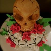 skull cake