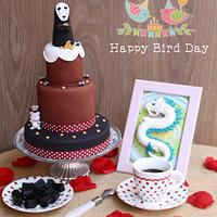 Studio Ghibli Cake Collaboration by Happy Bird Day.