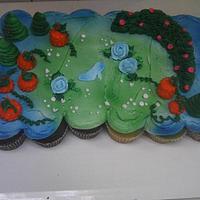 Cinderella Cupcake Cake