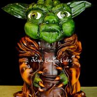 3D Yoda Cake
