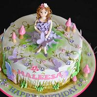 "fairies" birthday cake