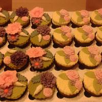 September Wedding cupcakes