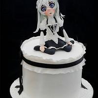 Anime Cartoon Chaika Cake