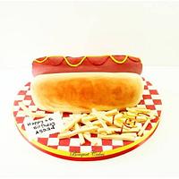 Hot dog Cake