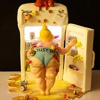  3D cake "Lose weight by summer"