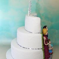 Wedding cake with a twist