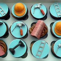 Roofers Cupcakes