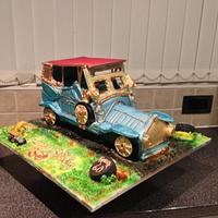 Old fashion car cake - cake by mick - CakesDecor