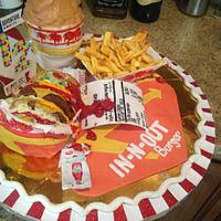 In 'n' Out Burger Cake 