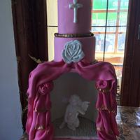 Christening cake Christening cake