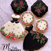 Black & White Ukrainian style cookies