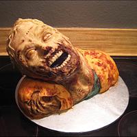 Walking Dead Zombie Cake