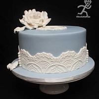 Wedgewood Inspired 60th Wedding Anniversary all edible