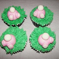 Bunny Bum Cupcakes