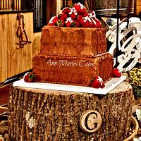 Rustic Groom's cake