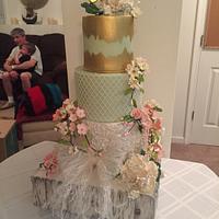 Sister's wedding cake