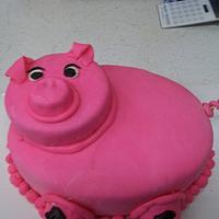 Pig cake - cake by Cindy White - CakesDecor