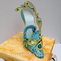 Peacock Shoe and Mask