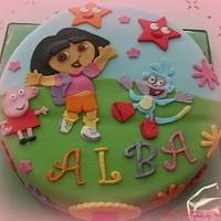 Dora Exloradora Cake