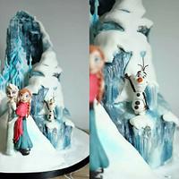 Frozen Ice Castle Cake Frozen Ice Castle Cake