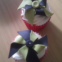 Pinwheel Cupcakes