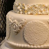 Small Holiday Wedding Cake