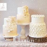 wedding cake trio