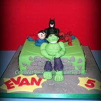The Hulk Ruins Birthday Cake 