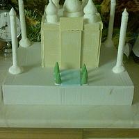 My 7 year old daughters taj mahal project made by her