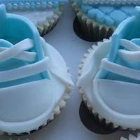 Baby Boy Converse Shoes Cupcakes