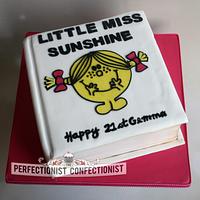 Gemma - Little Miss Sunshine Book Birthday Cake