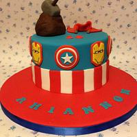 Marvel 18th Birthday Cake