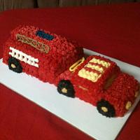 Firetruck Groom's cake