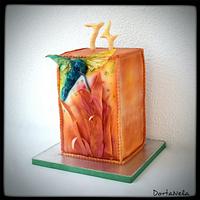 Cake with Hummingbird