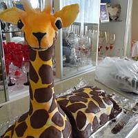 Birthday Giraffe Cake