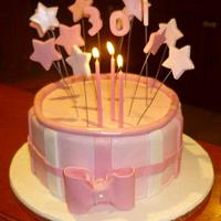Stars cake for 30th birthday