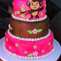 Monkey Girl Cake 