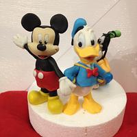 Mickey mouse hause cake