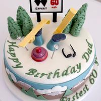 60th birthday novelty cake