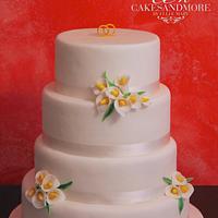 Calla Wedding Cake