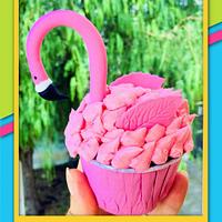 Flamingo cupcakes